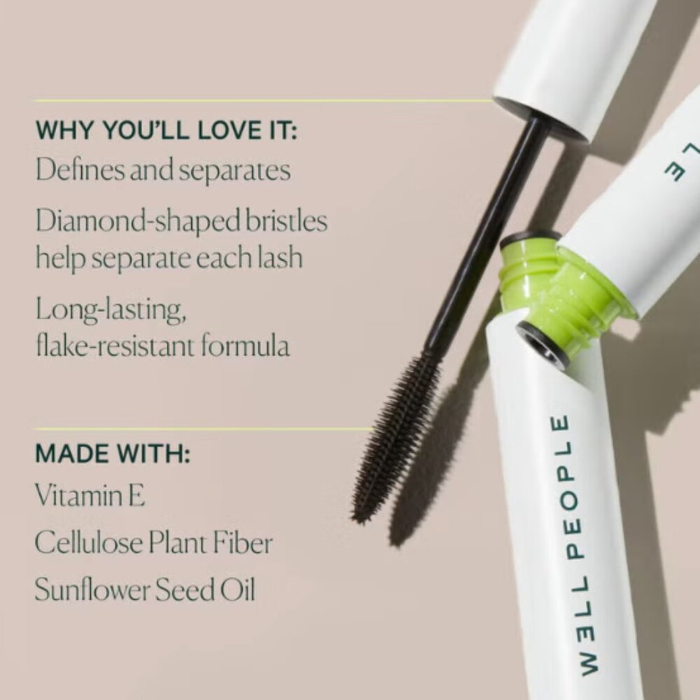 🔥3/$30 NIB Well People Expressionist Pro Mascara Black Full Size Retail $20.00 - Picture 3 of 5